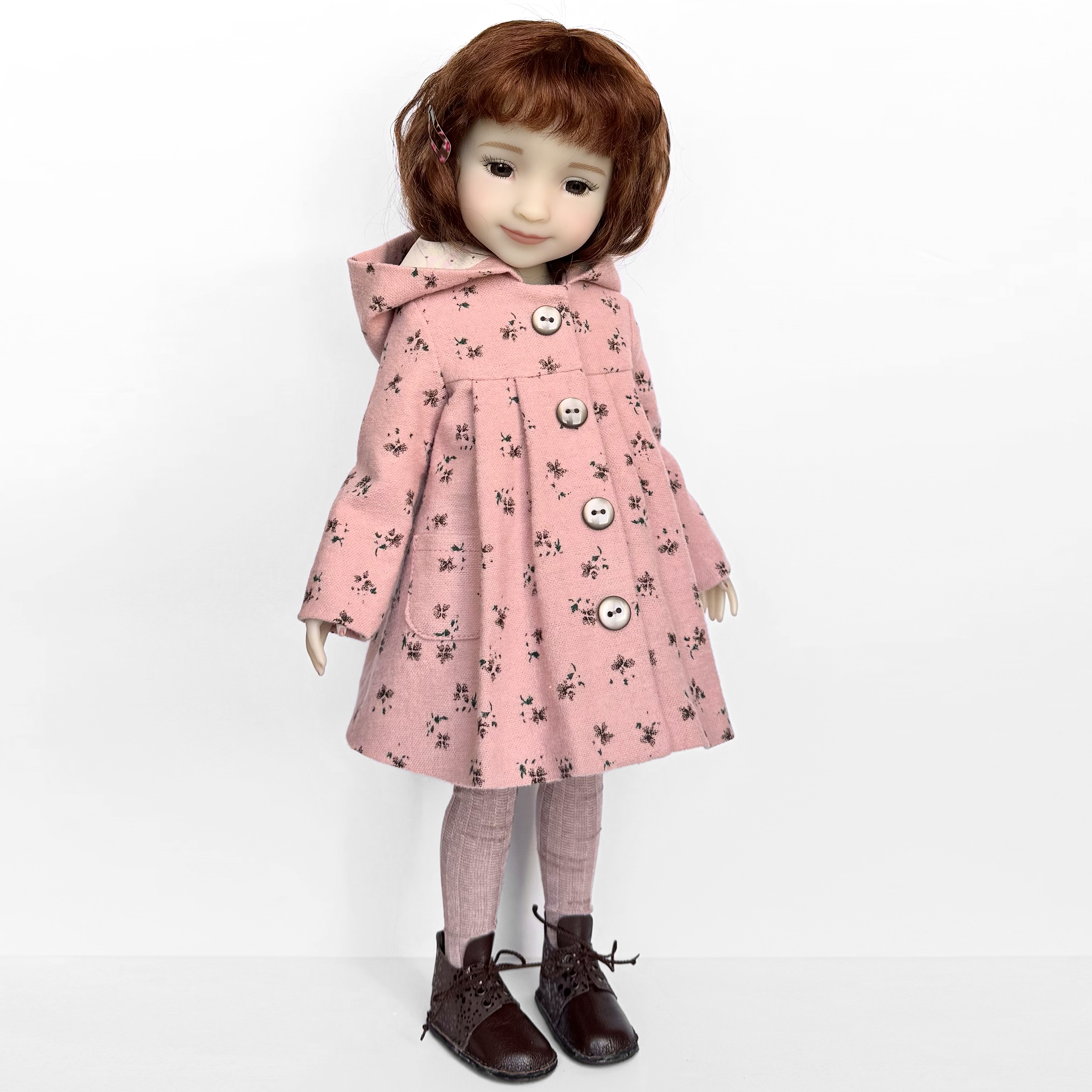 Ruby Red. Выкройка пальто с капюшоном